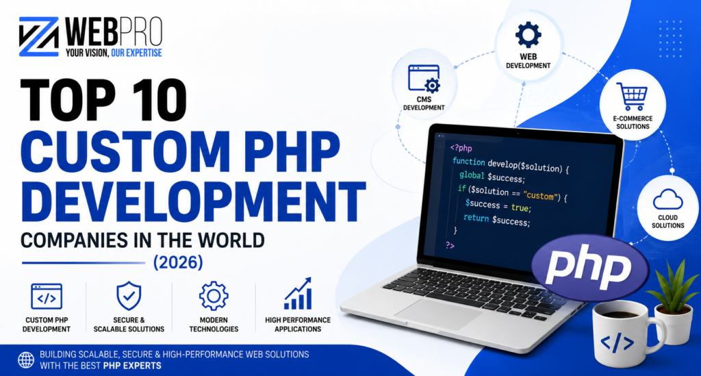 Top Custom PHP Development Companies in the World 2026